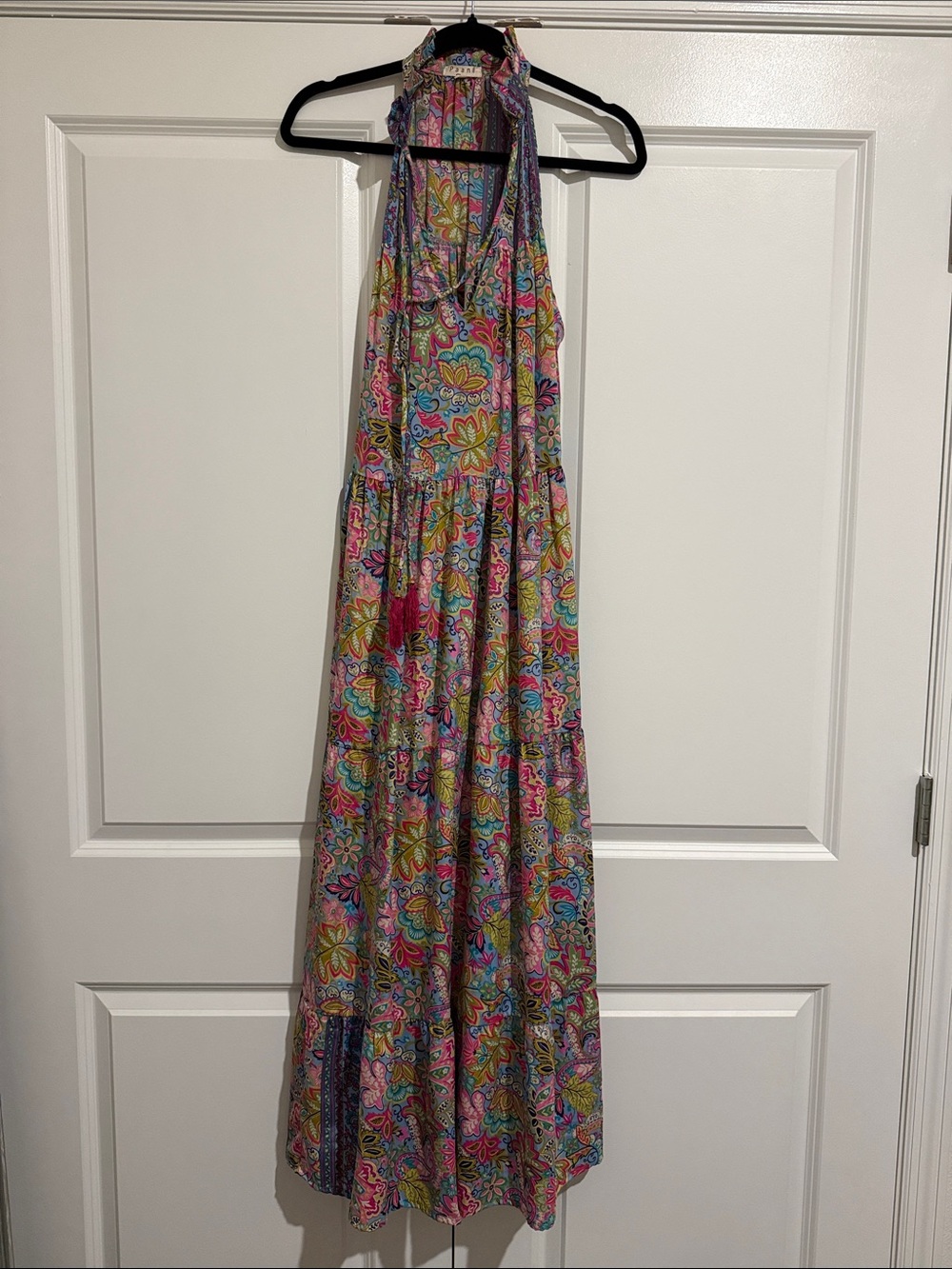 Paani Floral Halter Maxi Dress